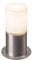 SLV Stehleuchte ROX ACRYL 30 Pole / Außen-Beleuchtung für Wege, Wände, Eingänge, LED Outdoor Garten-Lampe / E27 IP44 20.0W edelstahl, 1001488, silber, 30cm