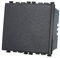 Interruttore 2M 2 Posti, 220V 16A Unipolare, Colore Nero, Compatibile Con Vimar Arke