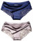 lucky cup Intimo Sexy per Donna Mutandine a Vita Media Elasticizzate Traspiranti da Donna Sexy in Seta di Ghiaccio Senza Cuciture con Set tattile setoso da 2 Pezzi (Blu, Media)