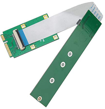 Carte Adaptateur PCIE, Carte Adaptateur convertisseur Mini PCIE vers NVMe M.2 NGFF SSD, pour Cartes 10 2230/2242/2260/2280 M.2 SSD, Adaptateur réseau, pour XP941 / PCIE-NVME/PCIE-AHCI, e