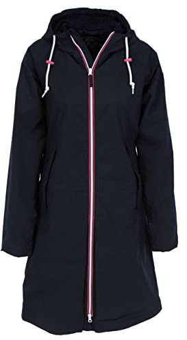 derbe Hamburg Women Jacket Damen Jacke verwandelbar in Fahrrad-Cape, Deutsche Größen:44, Hamburg Farben:Dark Navy