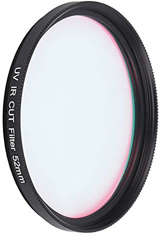 Deror UV-IR-Sperrfilter Infrarot-Passfilter für DSLR-Kamera, optisches Glas der Kamera(52MM)
