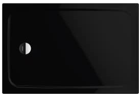 KALDEWEI CAYONOPLAN 160 x 75 x 2.5 cm Duschwanne, Schwarz, Glänzend
