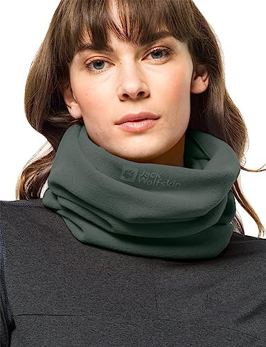 Jack Wolfskin Unisex Real Stuff Loop Schal, hedge green, Einheitsgröße EU