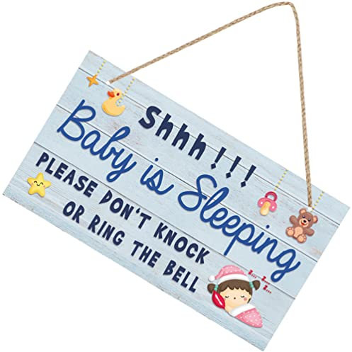 iplusmile Schlafschild Holz Wandschild Bitte Nicht Stören Cartoon Türschild Für Kinderzimmer Elegantes Holzschild Zur Dekoration Langlebig Und Leicht Für Ruhige Umgebung