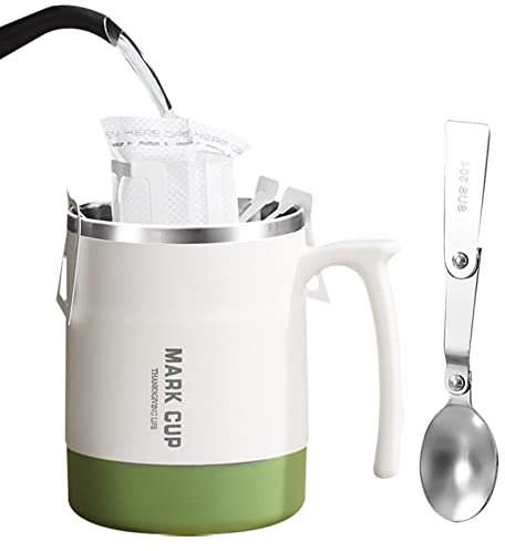 Fulenyi thermo coffee mug spill proof travel coffee mug 17oz stainless travel mug keep hot/iced coffee tea beer