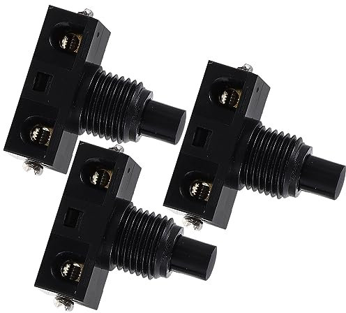 Holibanna 3stücke -rückstellender Fußdruckschalter Für Licht Kompakte Und Zuverlässige Druckknöpfe Für Elektrische Geräte Installieren Und Vielseitig Einsetzbar