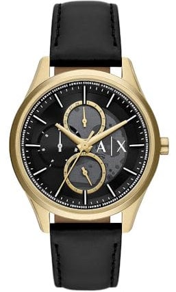 Armani Exchange Uhr für Herren Dante Quarz/Multi Uhrwerk 42 mm Gehäusegröße mit einem Lederarmband AX1876