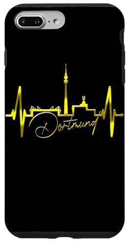 Dortmund Herzschlag Skyline Puls Ruhrpott I Love Dortmunder Hülle für iPhone 7 Plus/8 Plus