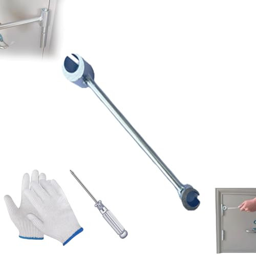 Curject Hinges Gap Adjusting Wrench,Door Hinge Repair Spanner,Door Hinge Tool,Door Hinge Adjustment Tool,Door Hinge Repair Tool,Spanner Key for Round Bolt Adjustable Wrench Tool (19+23mm)