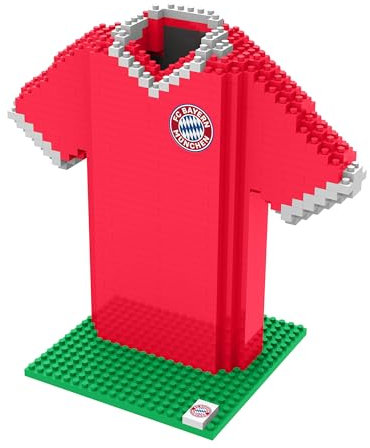FOCO Offizielles Lizenzprodukt FC Bayern München BRXLZ Home Shirt 3D Konstruktionsspielzeug