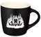 Gravur-Shop-Kaffeebecher mit Gravur – Jagdmotiv-Schwarz matte Oberfläche – Farbe Schwarz, Keramik-Mit eigenem Text beschriften
