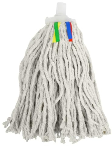 SYR CHSA PY Cotton Socket Mop - 14oz | CHSA accreditation ensures professional standards, while standard socket fittings suit heavy-duty commercial cleaning.