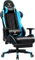 EXRACING Chaise de Gaming Racing - Ergonomique - avec Dossier bionique - en Cuir synthétique et Polycarbonate - Dossier élargi - 150 kg - Bleu