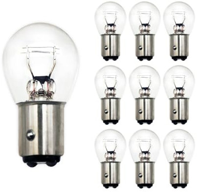 Lanuovx P21/5W 12V 10 x Auto Bremslicht & Rücklicht Birne - 1157 Birne für Rückleuchten, Bremslichter, Blinker - 21/5W Ersatzlampe für Auto, Motorrad, Lkw