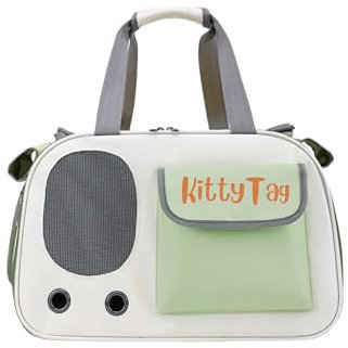 Trasportino per animali domestici, trasportino per cani di piccola taglia e gatti, borsa impermeabile in pelle PU di alta qualità, borsa da trasporto per viaggi, passeggiate, escursionismo, shopping