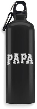 Papa Varsity Dad Life Gourde de sport grande capacité