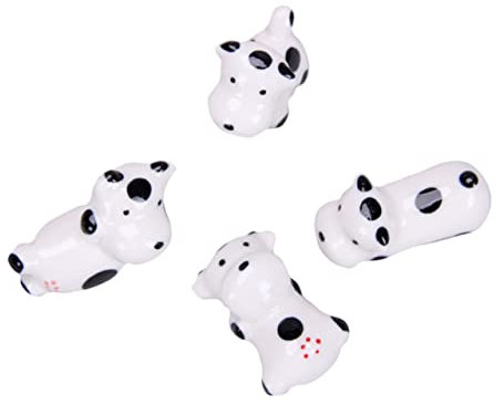 Homoyoyo 4stücke Teiliges Keramische Essstäbchenhalter Im Kühen-Design Dekorative Stäbchenablage Für Essbereich Für Zuhause Und Restaurants Pflegeleicht Und Langlebig