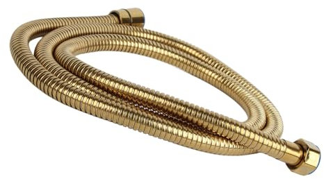 Edelstahl-Duschschlauch, Auslaufsicher, Ersatz-G1/2-Zoll-Duschschlauch, Doppelt Geknickter Schlauch