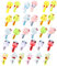Abibiocy Mini Fan Portable Cute Fans de Summer Kids Manual Manual de de la mano Fans para niñas Niños 30 PCS Mini