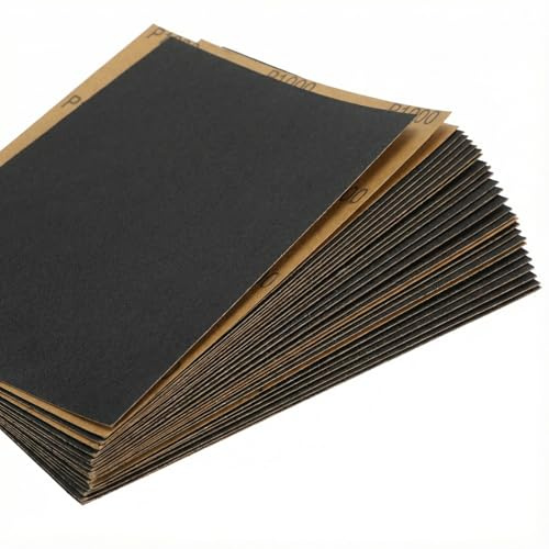 15 Pack 1000 Grit Sandpaper, Wet and Dry Sandpaper for Wood, Walls & Cars - 9x11 Inches