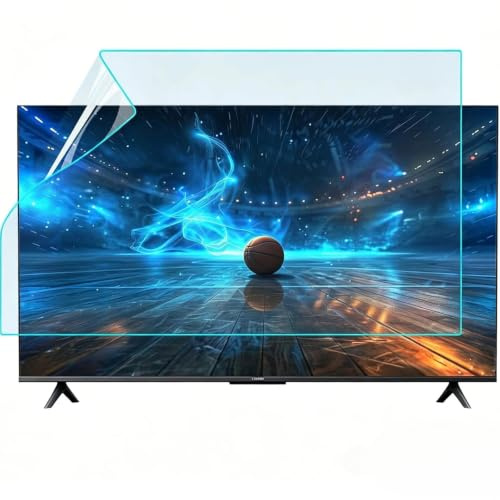 Generisch 32-75 Inch TV Screen Protector Frosted Film LED Display Protector Film Anti Blue Light Anti Glare Scratch Resistance HD Transparency Protect Eyes TV Accessories(60 Zoll 1327 x 749 mm)