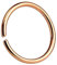Piercingfaktor Universal Continuous Piercing Fake Hoop Ring Septum Tragus Helix Ohr Nase Lippe Nasenring Nasenpiercing Rosegold 1.0mm x 10mm