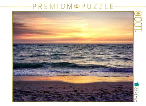 CALVENDO Puzzle Die letzten Stunden des Tages sind die schönsten am Weststrand | 1000 Teile Lege-Größe 64 x 48 cm Foto-Puzzle für glückliche Stunden