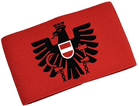 FanShirts4u Kapitänsbinde Spielführerbinde ÖSTERREICH/Austria rot (Senior)