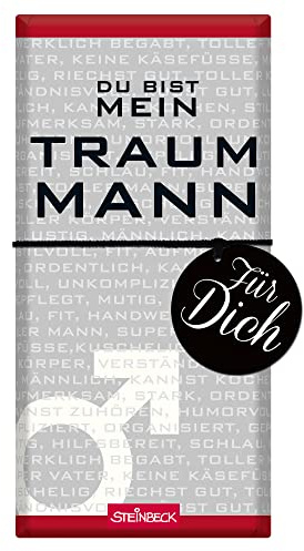 STEINBECK Traummann Geschenk-Schokolade 100g Tafel Männer Valentinstag Weihnachten