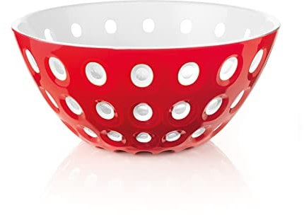 Guzzini, Bol Ø20 'Le Murrine', Ø20 x h9 cm, Rouge/Blanc/Transparent