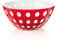 Guzzini, Bol Ø20 'Le Murrine', Ø20 x h9 cm, Rouge/Blanc/Transparent