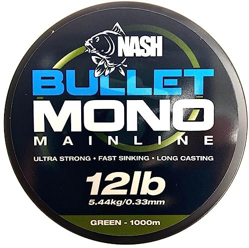 Nash TT Fil Nylon Bullet Mono 12lb Vert