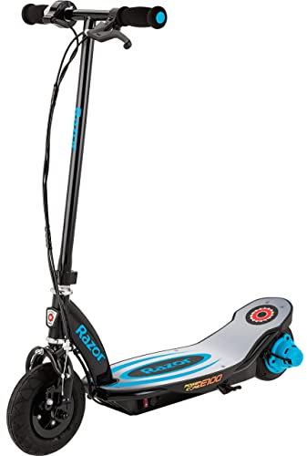 Scooter électrique Razor Power Core E100 - Moteur 100w, Pneu 8 » rempli d'air, jusqu'à 11 mph et 60 Min de Conduite, pour Les Enfants de 8 Ans et Plus.