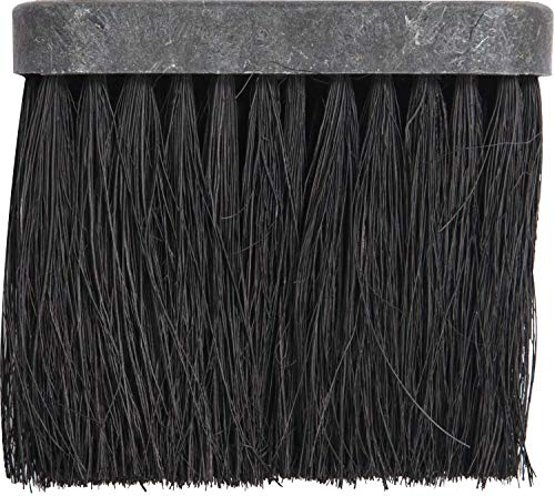 Dagan Industries Fireplace Replacement Brush Head with 3/8 Inch Thread Size, Premium Black Tampico Cleaning Brush Head Replacement for Fireplace Cleaner Tool Set (DG-TL)