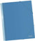 DOHE - Porte-vues de 40 pochettes PP (80 mic) A4 à spirale - Bleu