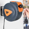 Automatik Kabeltrommel mit Kabel 10m Shucko-Stecker, Wandhalterung, Montagematerial Werkstatt Kabelaufroller, platzsparendes Zubehör für Schlauchtrommel