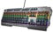 Trust Gaming GXT 877 Scarr Mechanische Gaming Tastatur QWERTZ Deutsches Layout (Lineare Mechanische Schalter, Metall hergestellte Oberplatte, 7 Farbmodi, Anti-Ghosting mit N-Key-Rollover) Grau