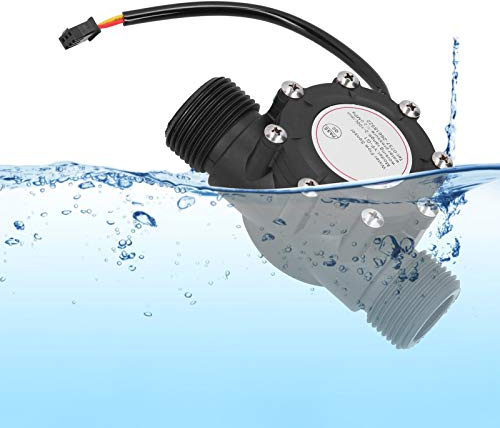G1 Wasserdurchflusssensor, Wasserdurchflussmesserzähler Hallmeter, 1-100 l/min Durchflussmesserzähler, Wasserdurchfluss-Hall-Sensor für zentrale Klimaanlage, Schwimmbad usw