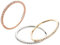 Ardeo Aurum Damenring aus 375 Gold Weißgold mit 0,10 ct Diamanten Brillant Memoire Vorsteckring schmal Stapelring Gr. 54