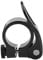 VBESTLIFE Road Bike Seatpost Clamp Aluminum Alloy Mountain Terrain Bicycle Quick Release Seat Post Clamp 25.4/28.6mm Black