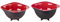 Tefal Ingenio Passoire Plastique, Ustensile de Cuisine, Rebords ergonomiques & K2070414 Ingenio Bol De Préparation Design Noir et Rouge ustensile de Cuisine sans bisphénol A