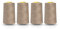 Realm Filo di poliestere per macchina da cucire overlock, 4.5000 m, bianco, nero, naturale, blu navy, rosso, grigio (beige)