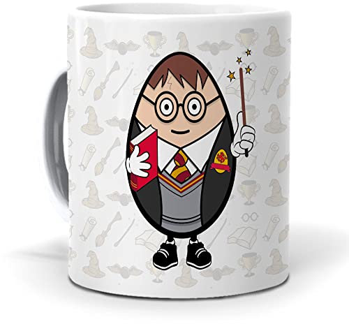 mundohuevo Regalo Original. Taza Harry Potter. Cerámica AAA - 350 ml.