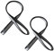 Nylon Kletterschlinge, 18mm Nylon Sling Runner für Klettern, Schaukeln, Baumarbeiten, Outdoor-Aktivitäten (120 cm, Grau (2 Stück))