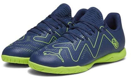 PUMA Future Play It Jr Fussballschuh, Persian Blue Pro Green, 35 EU