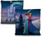 Gefrorene Kissen. Personalisiertes Kissen mit Foto und Namen. Originelle Geschenke. Geschenke für Kinder. Disney-Prinzessinnen. Superhelden. 100% beidseitiger Druck. Inklusive Füllung. ELSA UND ANA
