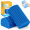 YFUIF 2-Pack Damp Clean Duster Sponge, Magic Sponge Eraser Baseboard Cleaner Tool, Dusters for Cleaning Blinds, Glass, Vents, Railings, Mirrors,Window Track Grooves and Faucets