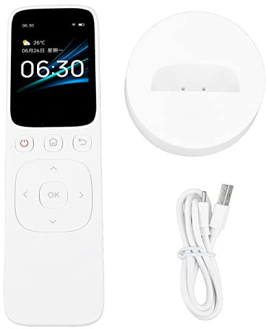 Telecomando Wi-Fi Ricaricabile Palmare, Telecomando Universale a Infrarossi a Lungo Raggio Timing Intelligente Schermo di Controllo Centrale Wi-Fi Telecomando IR per Tuya Smart