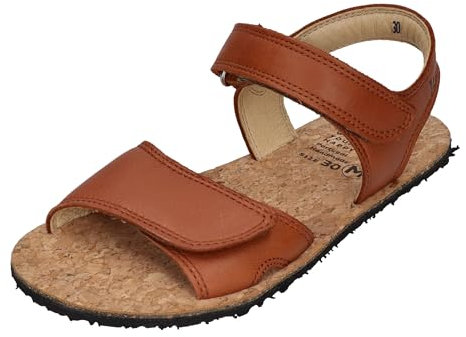 KOEL Barefoot - Kinder Sandalen - Ashley NAPA - Cognac, Größe:34 EU